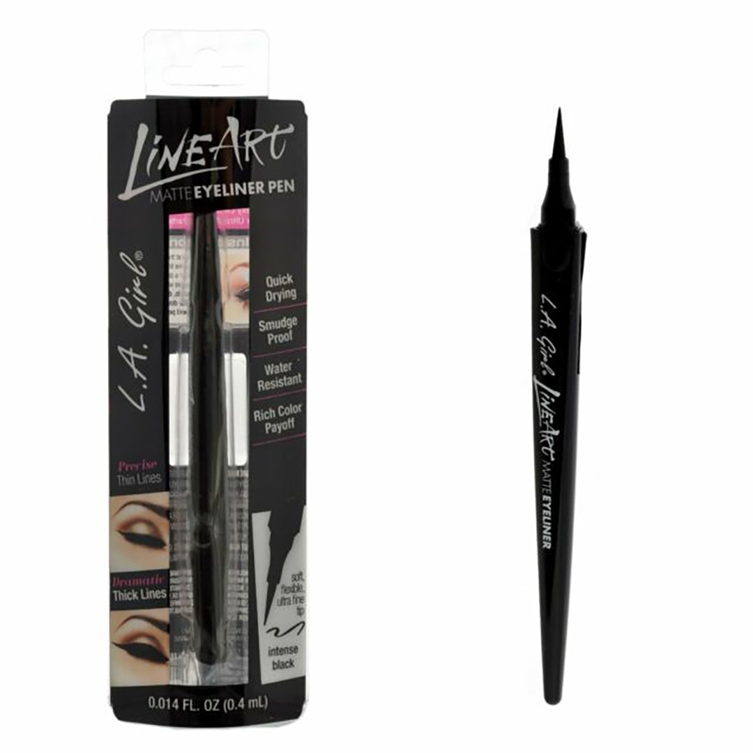 Line Art Matte Eyeliner Pen (Gle 712 Intense Black)
