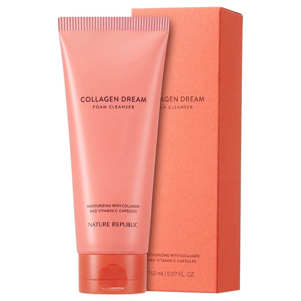 Nature Republic collagen dream vitamin c capsule foam cleanser