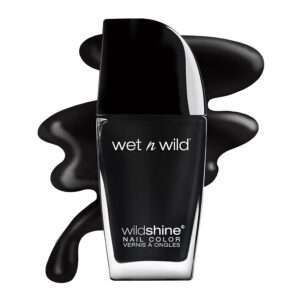 Wild Shine Nail Color  (Black Creme)