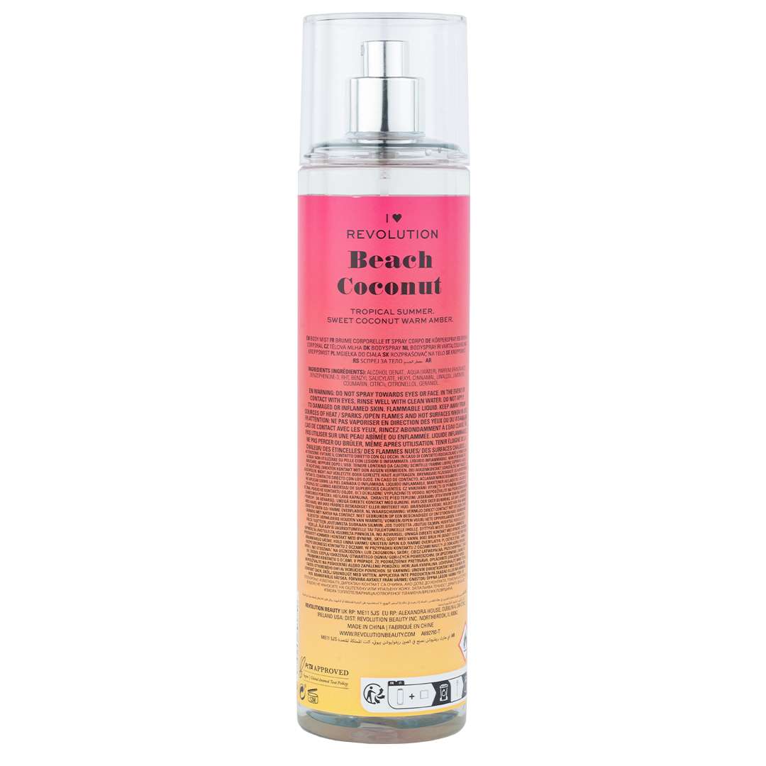 I Heart Revolution Body Mist (Beach Coconut (236ml))